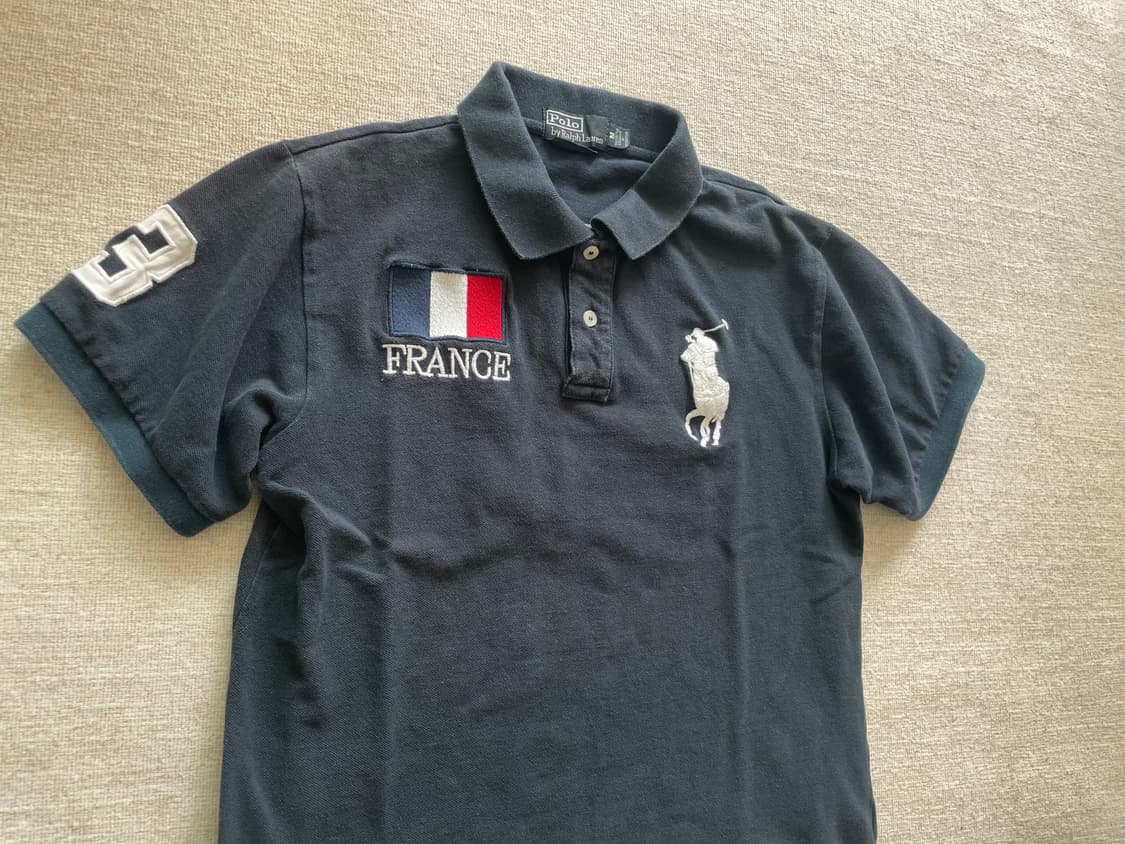 폴로 랄프로렌 빅포니 프랑스 카라티 네이비 #3 상품이미지3