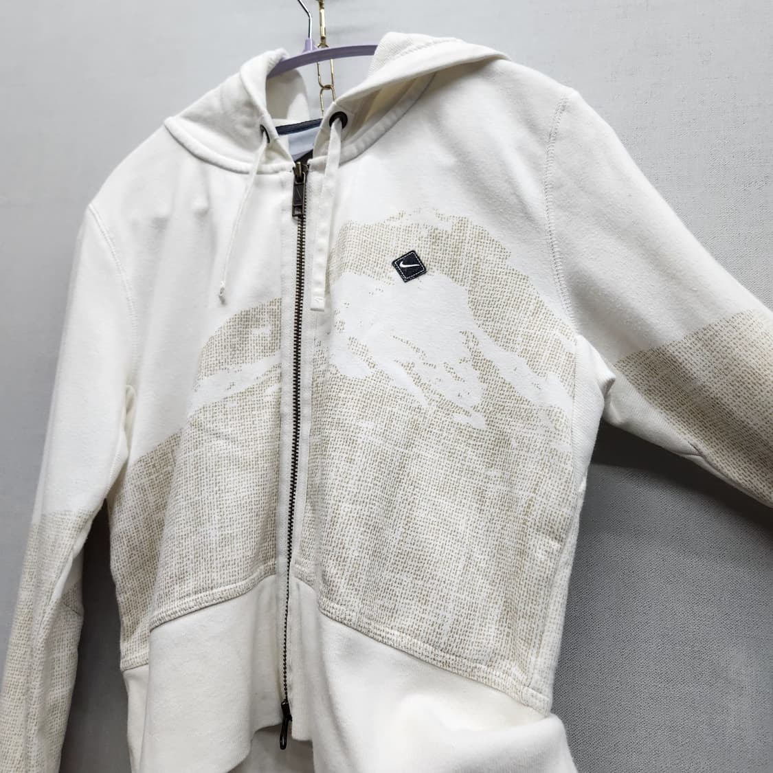 나이키 로고 크롭 투웨이 후드집업 L(M~L) 상품이미지2