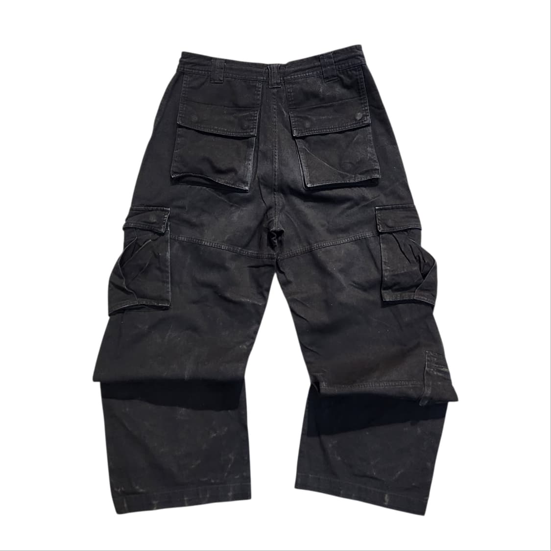 감마갤러리 블랙 카고 와이드 팬츠 (M) 상품이미지2