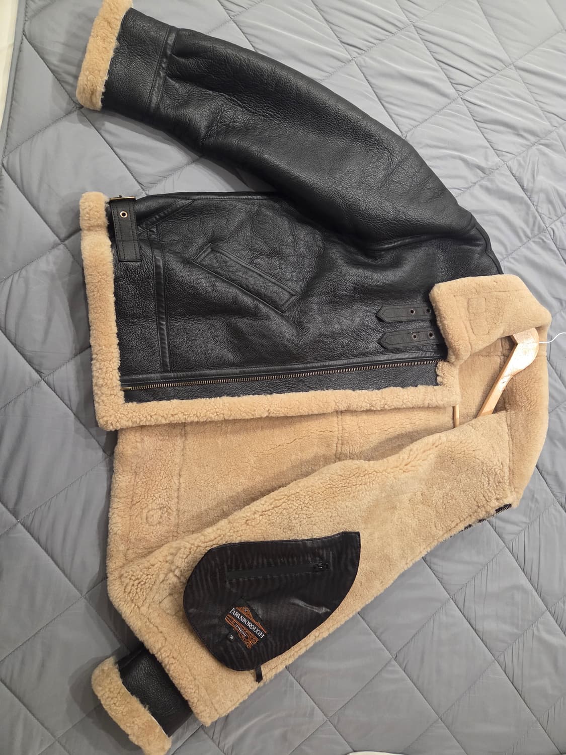 알리표 리얼양가죽 무톤자켓 b-3 (무스탕) 상품이미지2