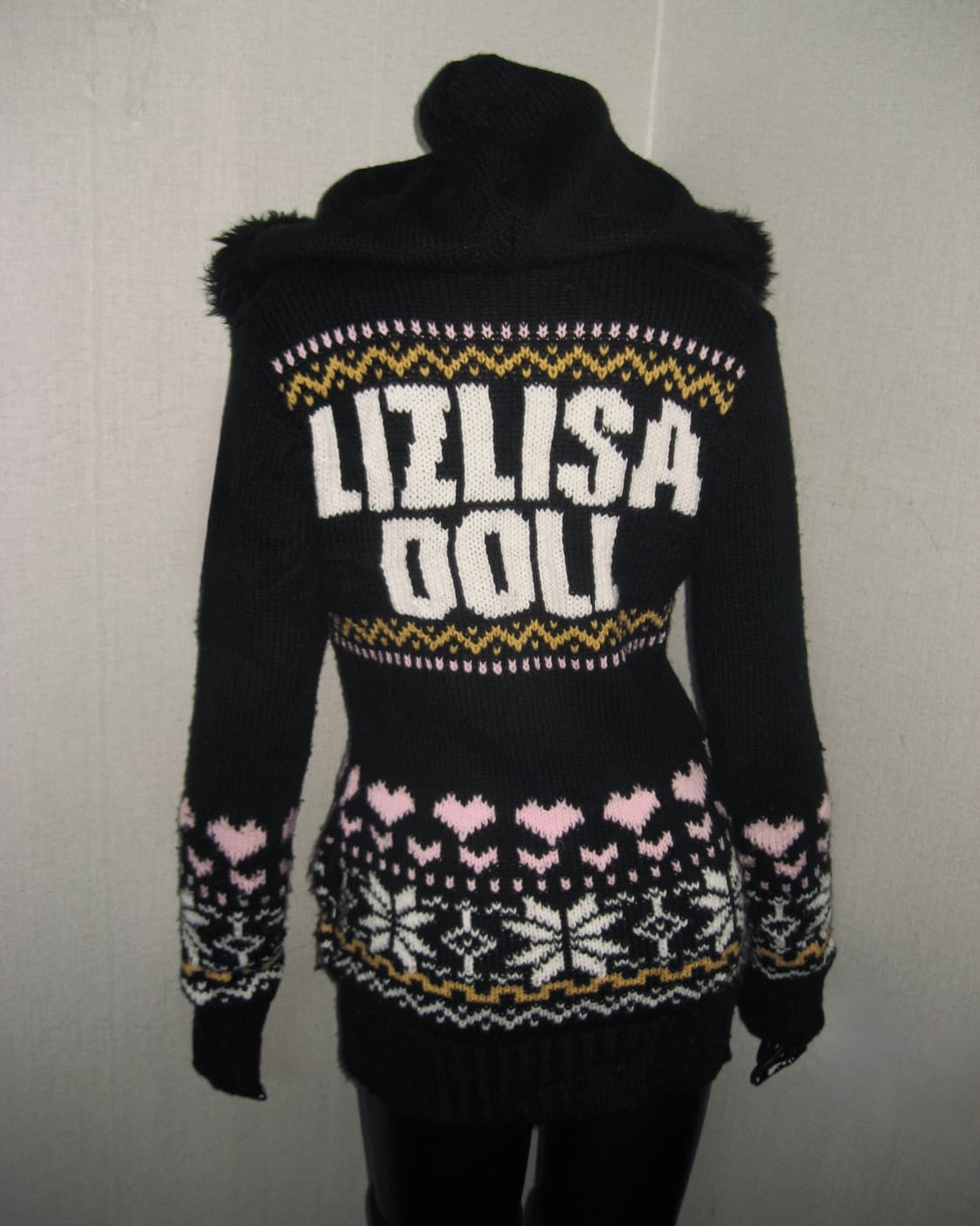 리즈리사돌 LIZ LISA doll 코위찬 노르딕 퍼 니트가디건 히메갸루 상품이미지8