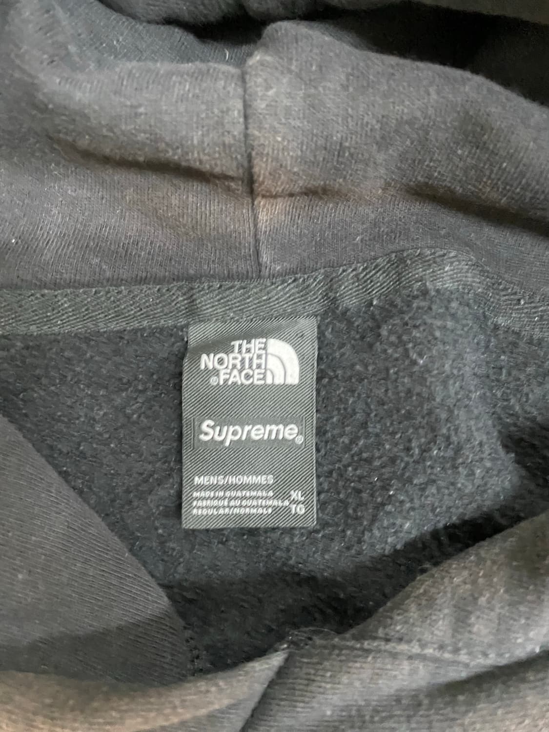 슈프림 x 노스페이스 렌티큘러 마운틴 후드 블랙 상품이미지2