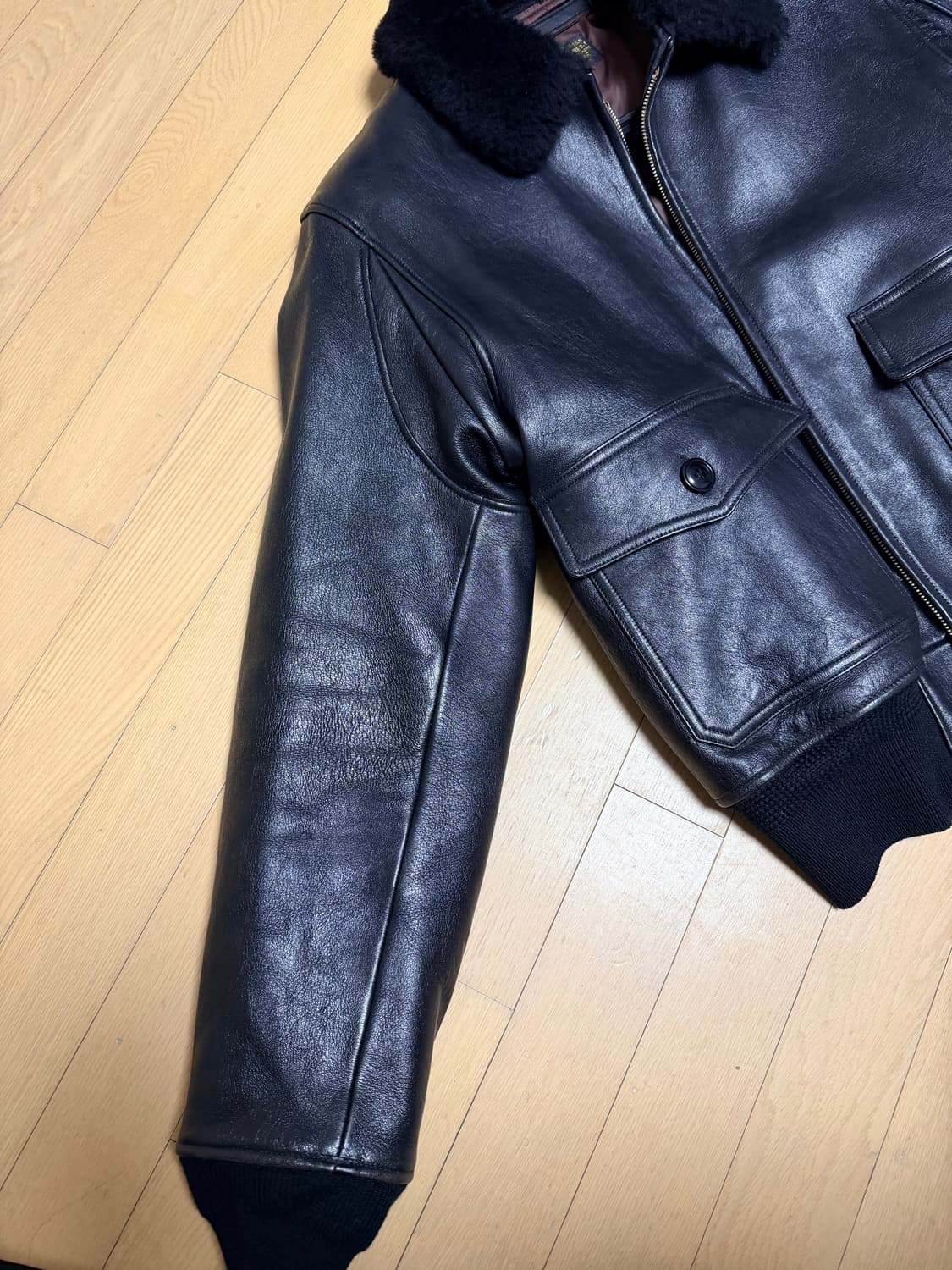 아카펠라클로딩 Lot. 203 50s G-1 가죽 자켓 상품이미지4