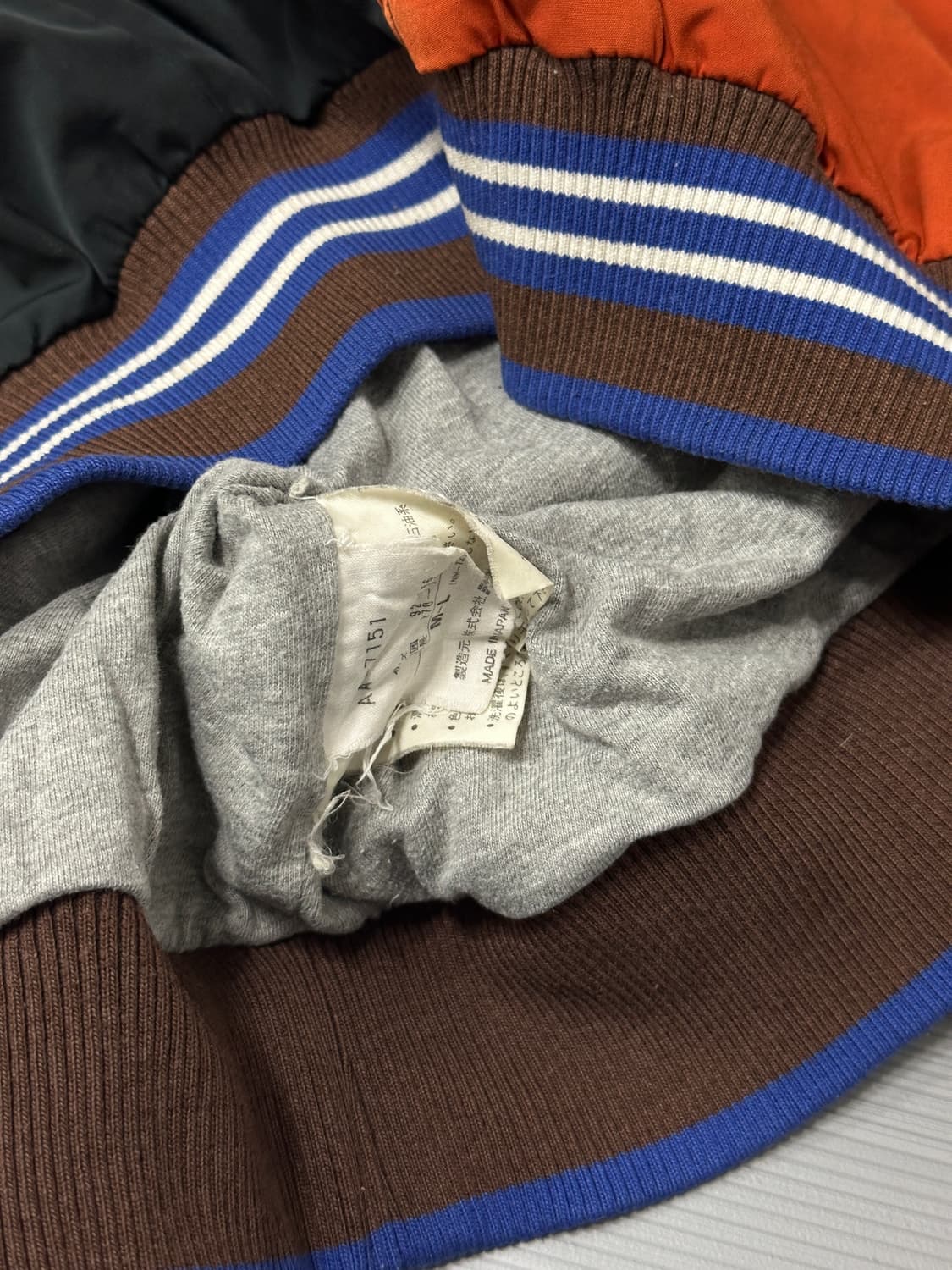 아디다스 빅로고 브이넥 웜업 긴팔 브라운 M-L 상품이미지7