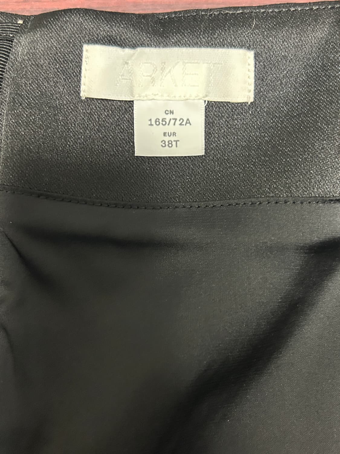 아르켓 새틴 미니 스커트 블랙 arket 상품이미지4