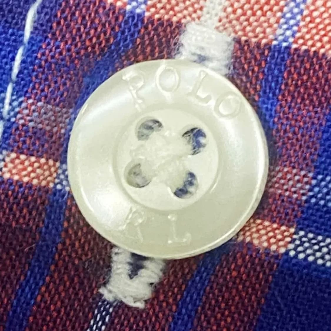 [정품] POLO 폴로랄프로렌 플레이드체크 오픈칼라 반팔셔츠M(새제품) 상품이미지3