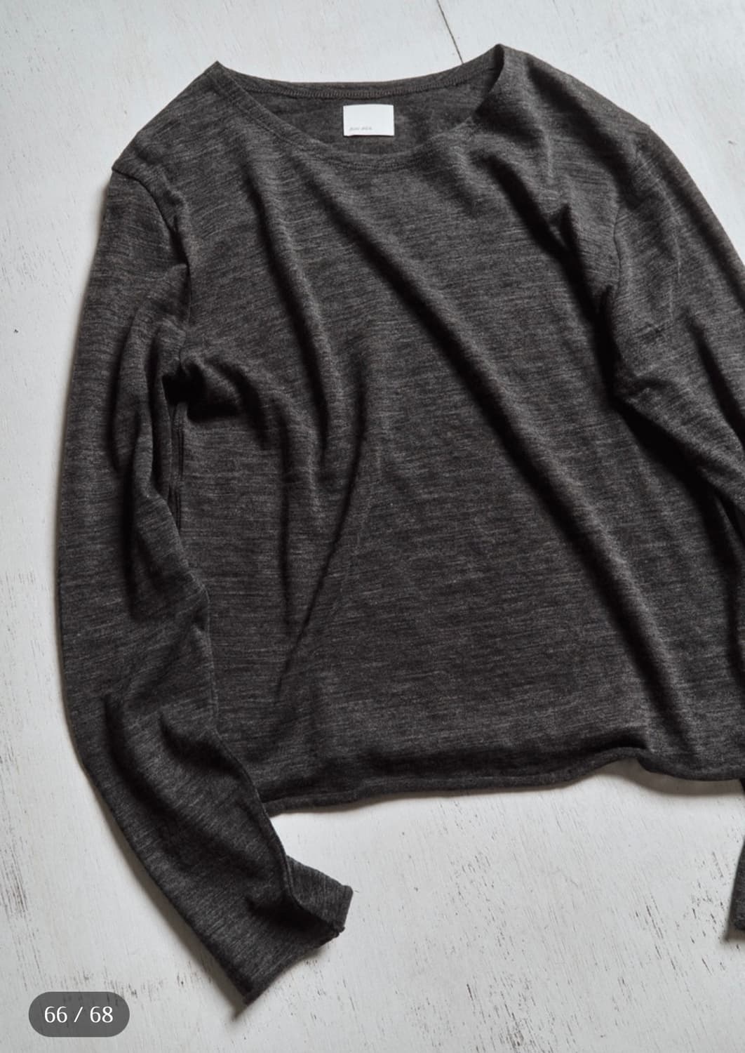(1) monoprive Textured Wool Long Sleeve  상품이미지1