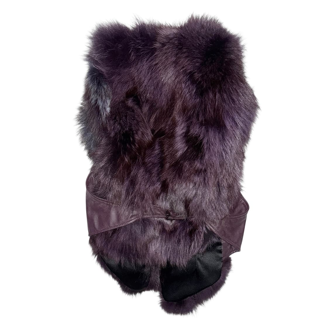 Purple Vintage Indigo Fur Vest 상품이미지7