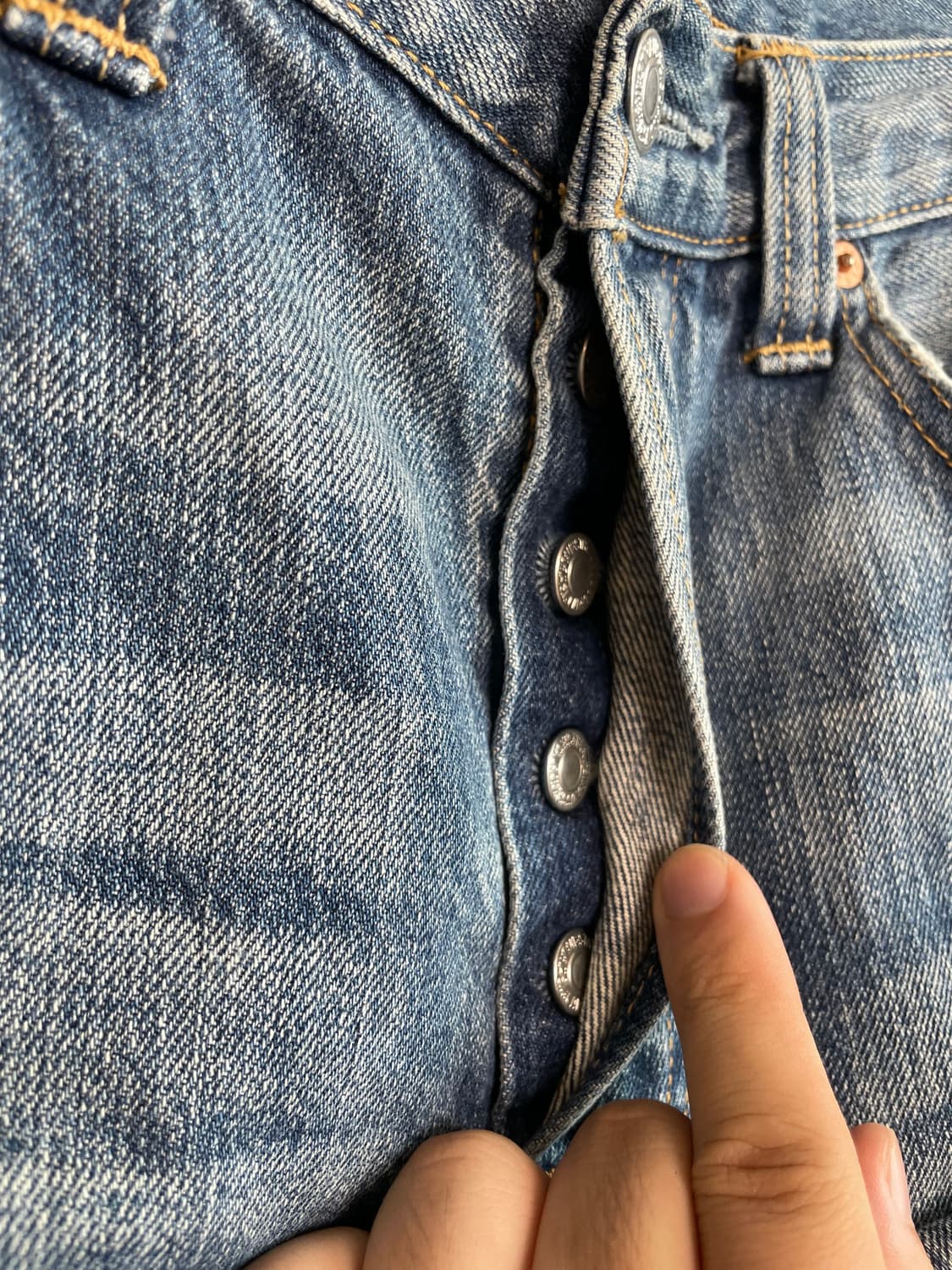 (32) Levis501 리바이스501 워싱 데님팬츠 상품이미지7