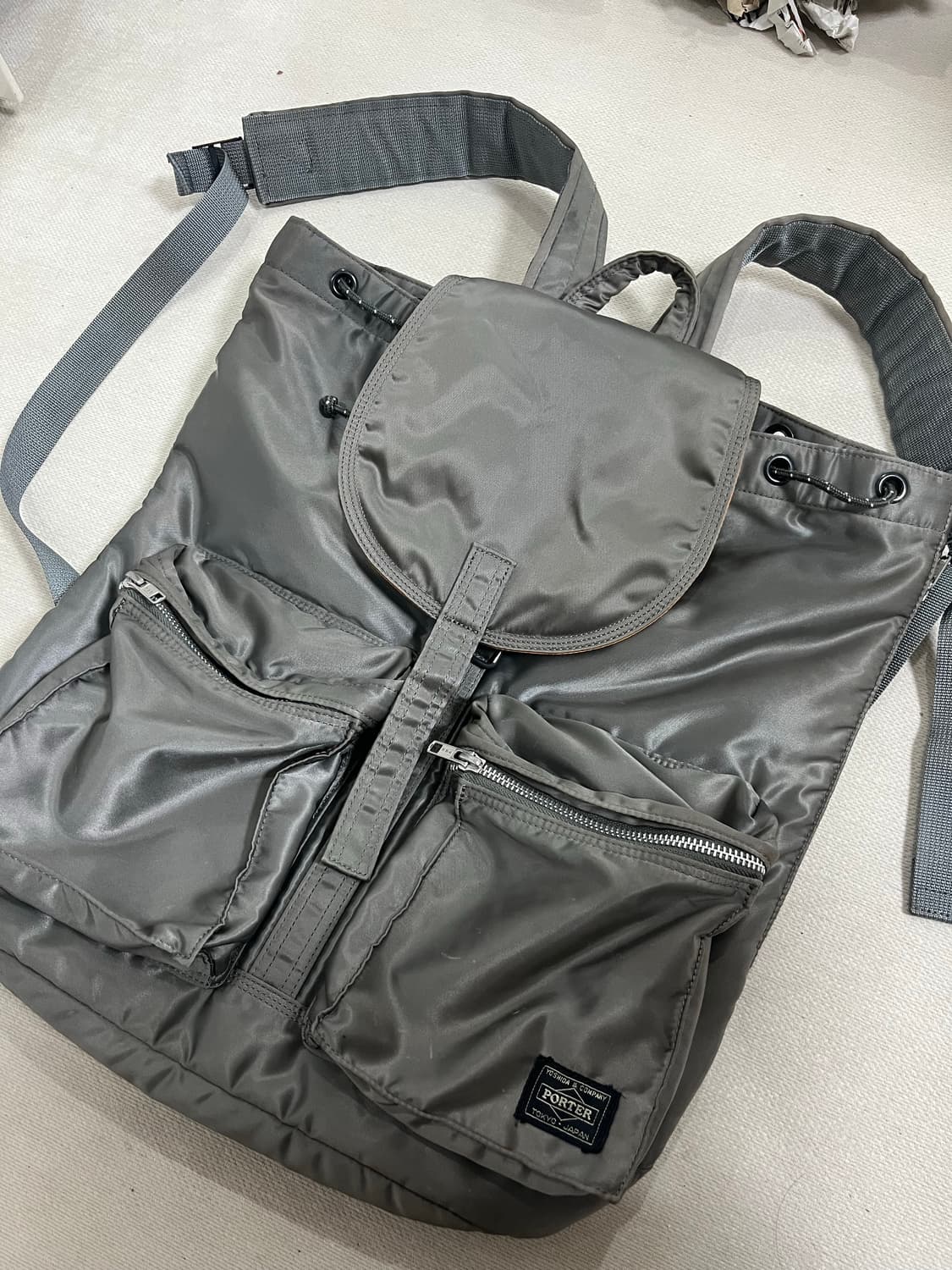 요시다 포터 탱커 럭색 백팩 실버 그레이 622-7931 상품이미지3