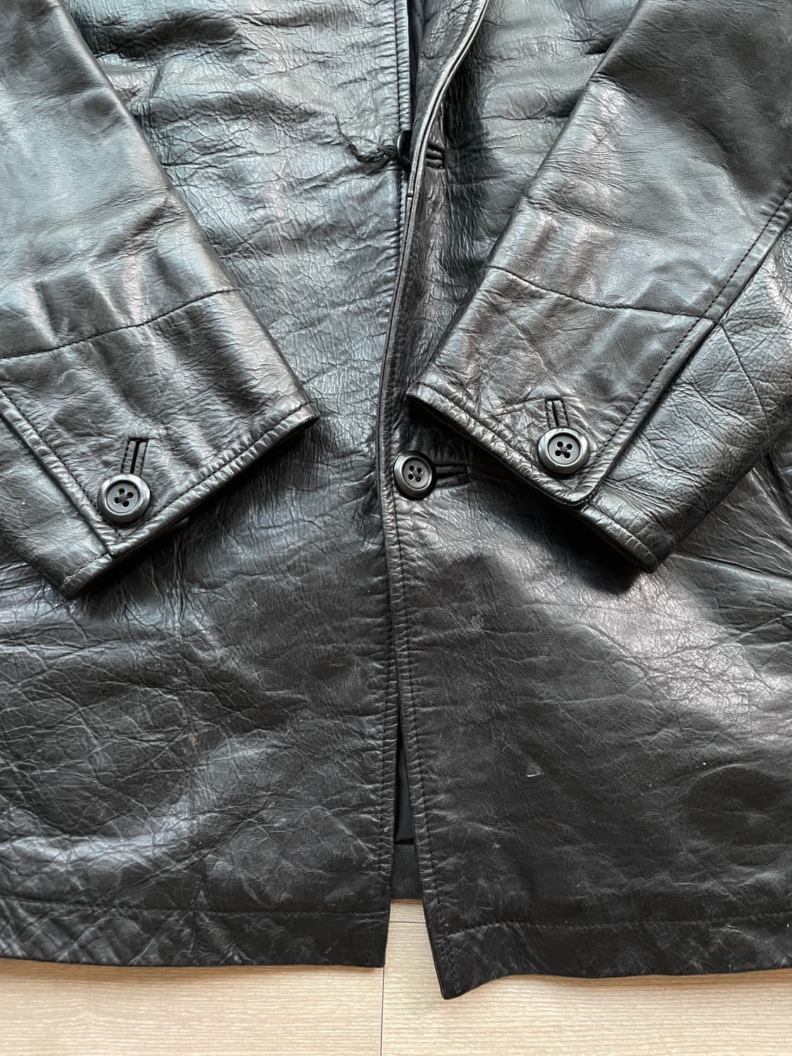 90s 올드갭 레더 카코트 gap carcoat 상품이미지5