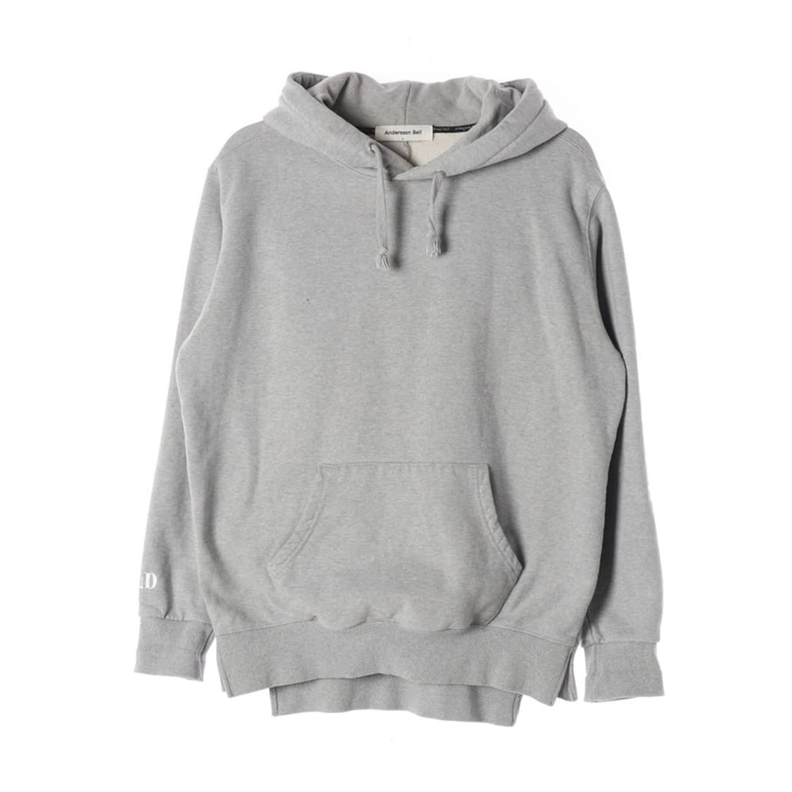 앤더슨벨 그레이 컷오프 그래픽 후드 L 상품이미지1