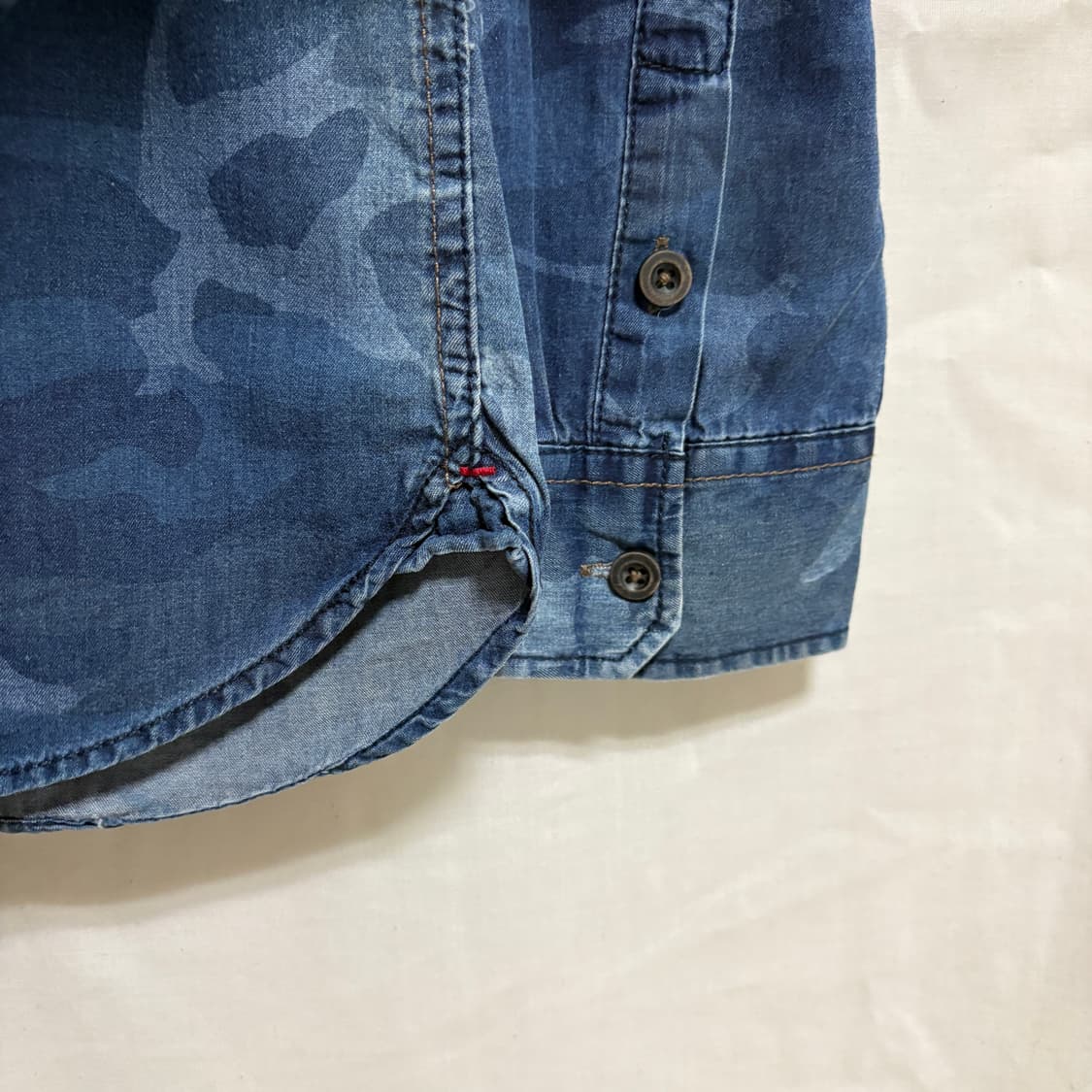 폴로 데님앤서플라이 카모플라주 웨스턴 데님셔츠 / 블루, L 상품이미지6