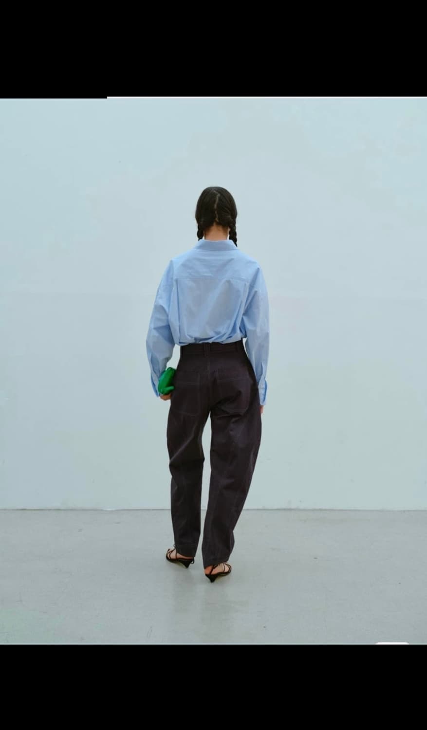 ethos curve trousers 에토스 커브 팬츠 (네이비) 상품이미지4