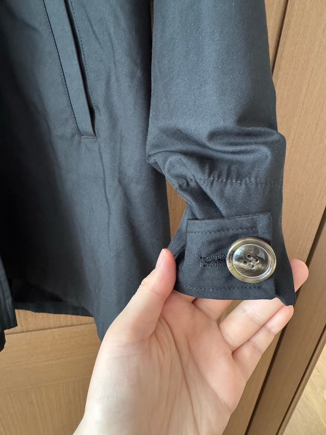 프릭스스토어 스탠카라 숏코트 (블랙 F) 상품이미지5