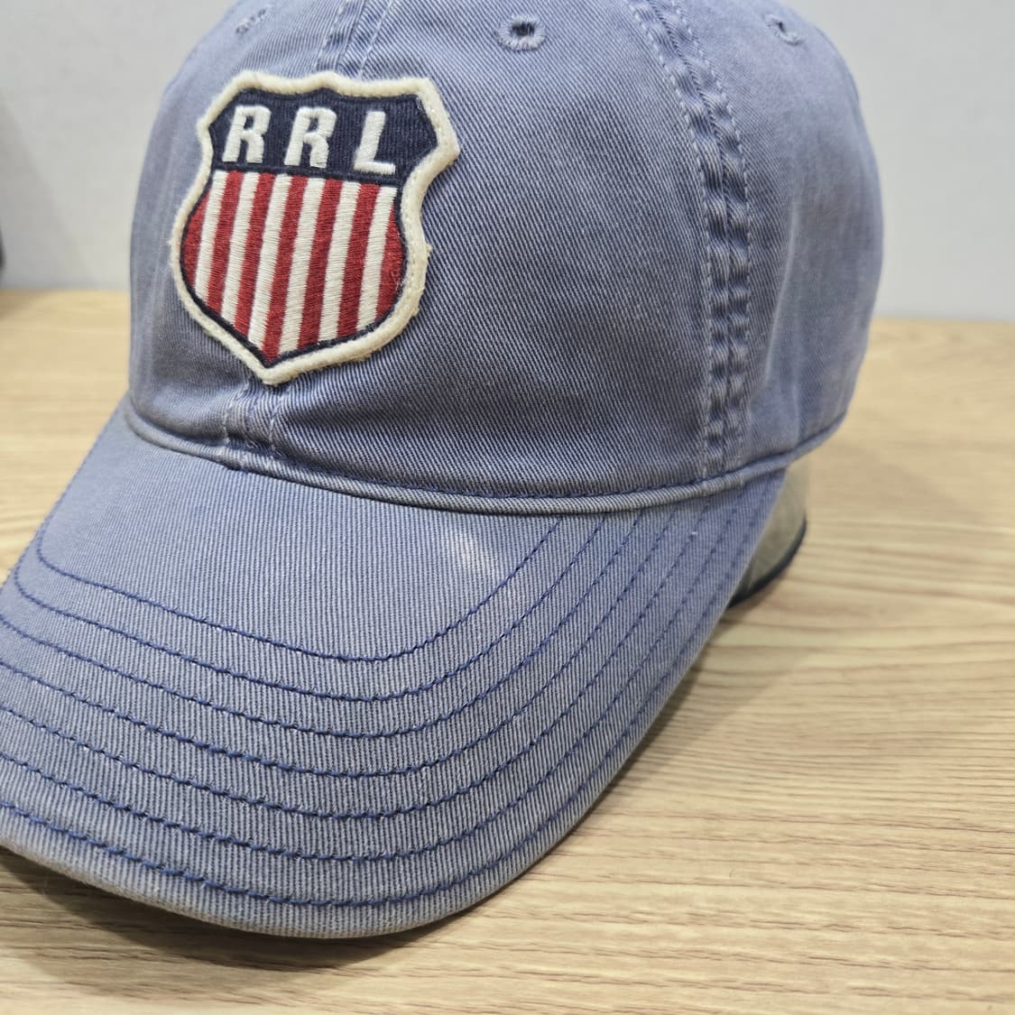 OS RRL 더블알엘 방패캡 블루 상품이미지6