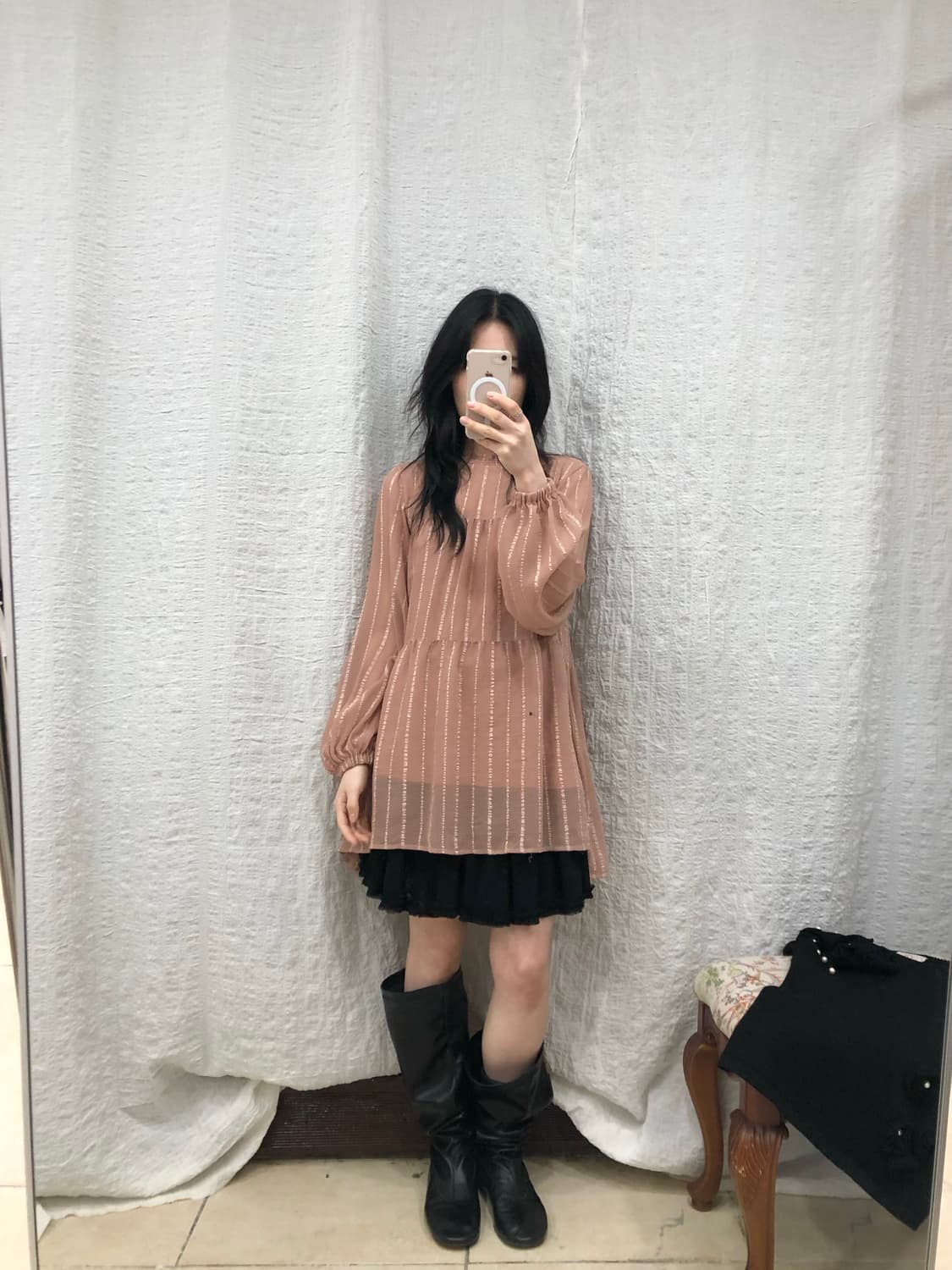 blush muse blouse 상품이미지2