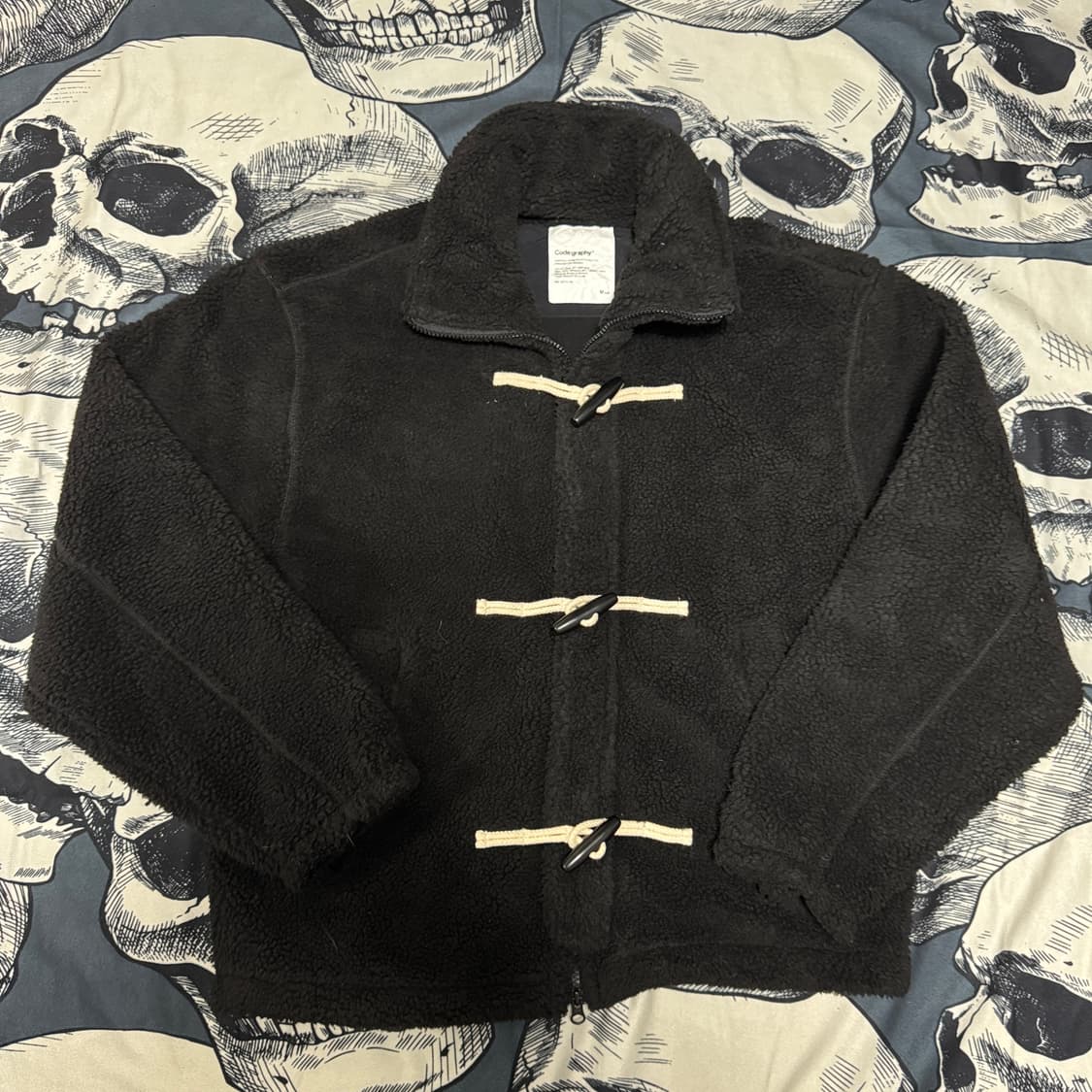 코드그라피 떡볶이  뽀글이 후리스 M사이즈 상품이미지3