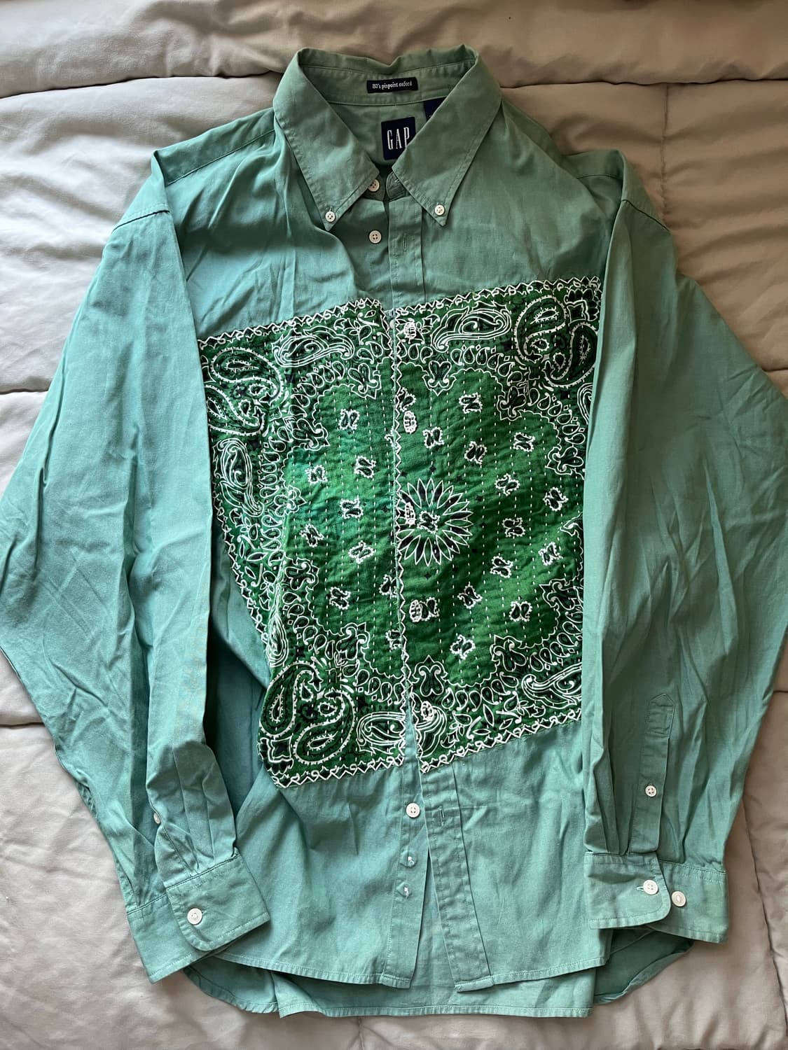 리메이크 반다나 셔츠 상품이미지4