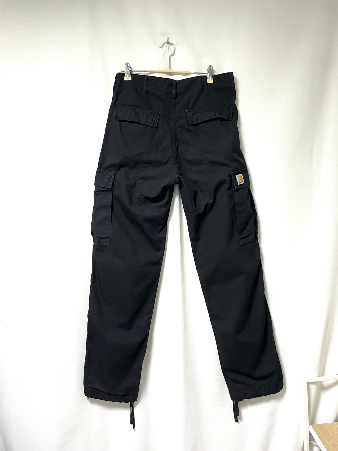 칼하트 레귤러 립스탑 카고 워크팬츠 30 _ 블랙 상품이미지2
