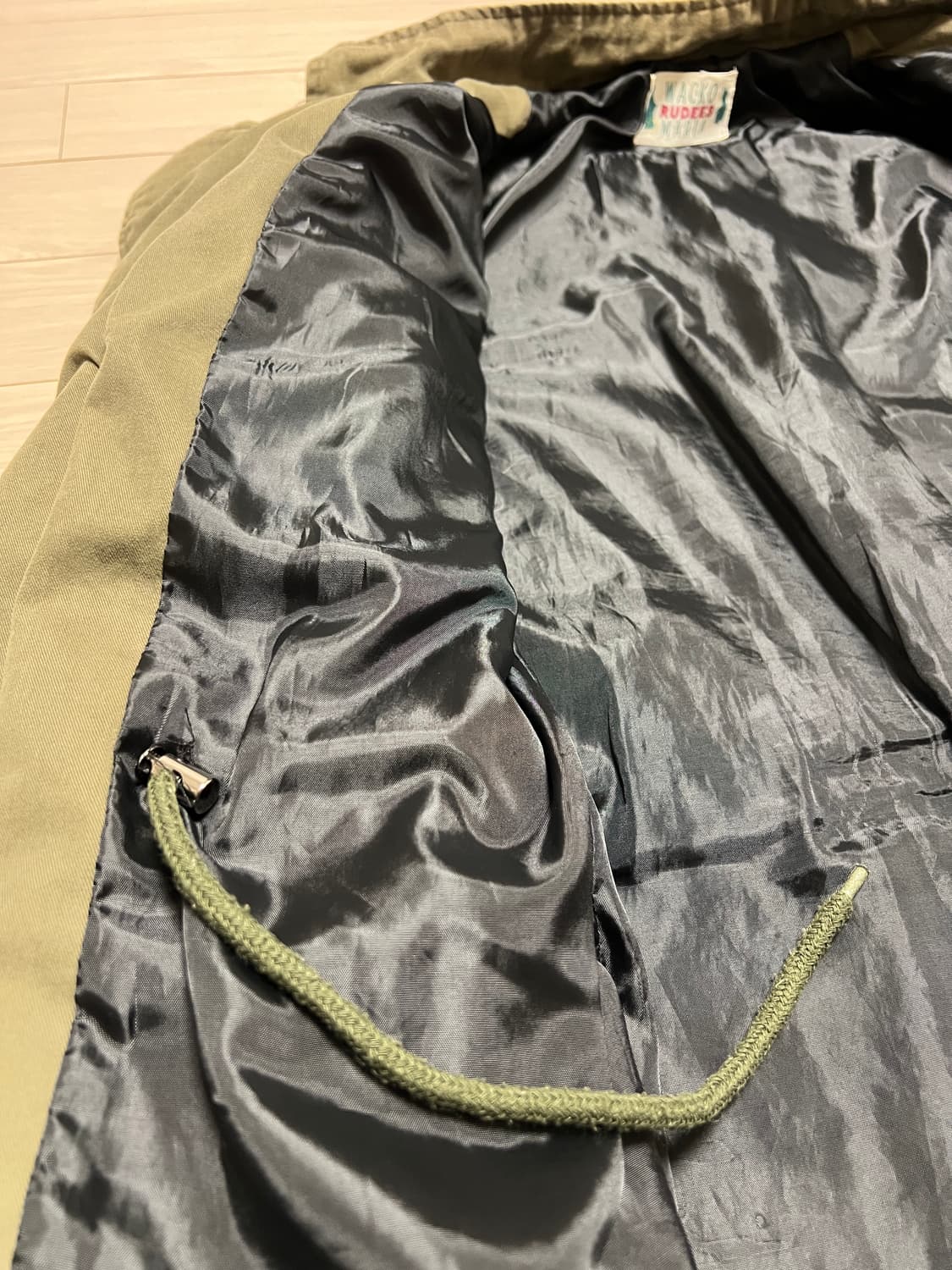 와코마리아st 밀리터리 필드 자켓 야상 올리브 카키 / L 상품이미지7