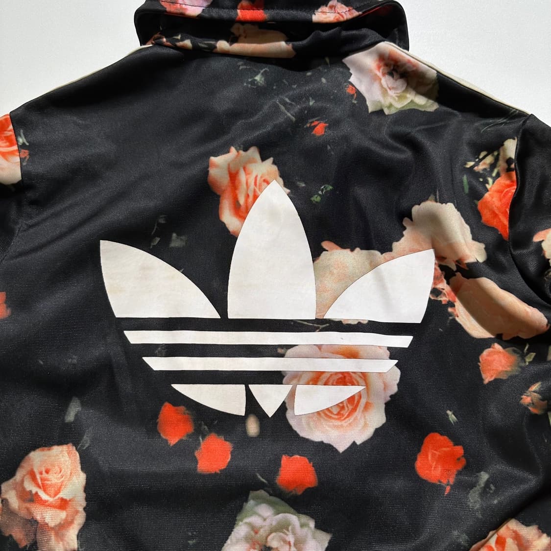 아디다스 빅로고 플로럴 패턴 져지 트랙탑 자켓 상품이미지6