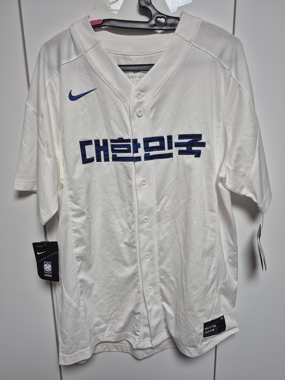 나이키 정품 대한민국 야구 유니폼 새상품 100사이즈 팝니다  상품이미지1