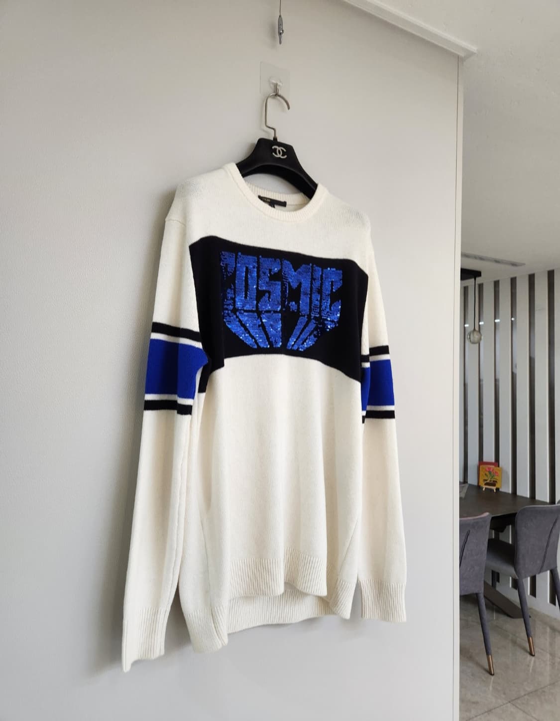 마쥬 스팽클 울블렌드 루즈핏 니트탑 66사이즈 상품이미지4