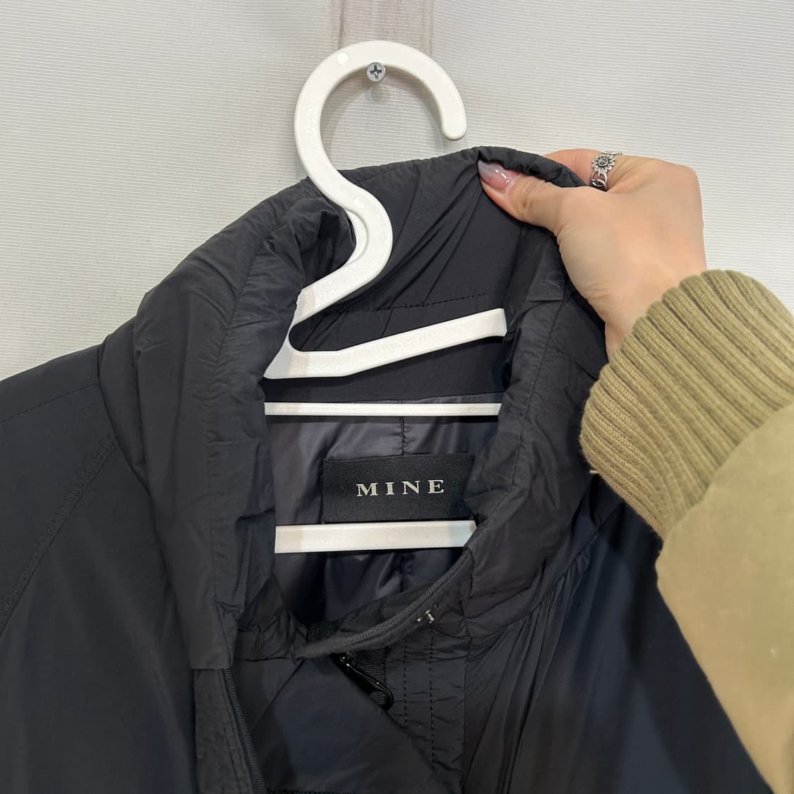 한섬 마인 2020 구스다운 패딩 블랙 55추천 상품이미지2