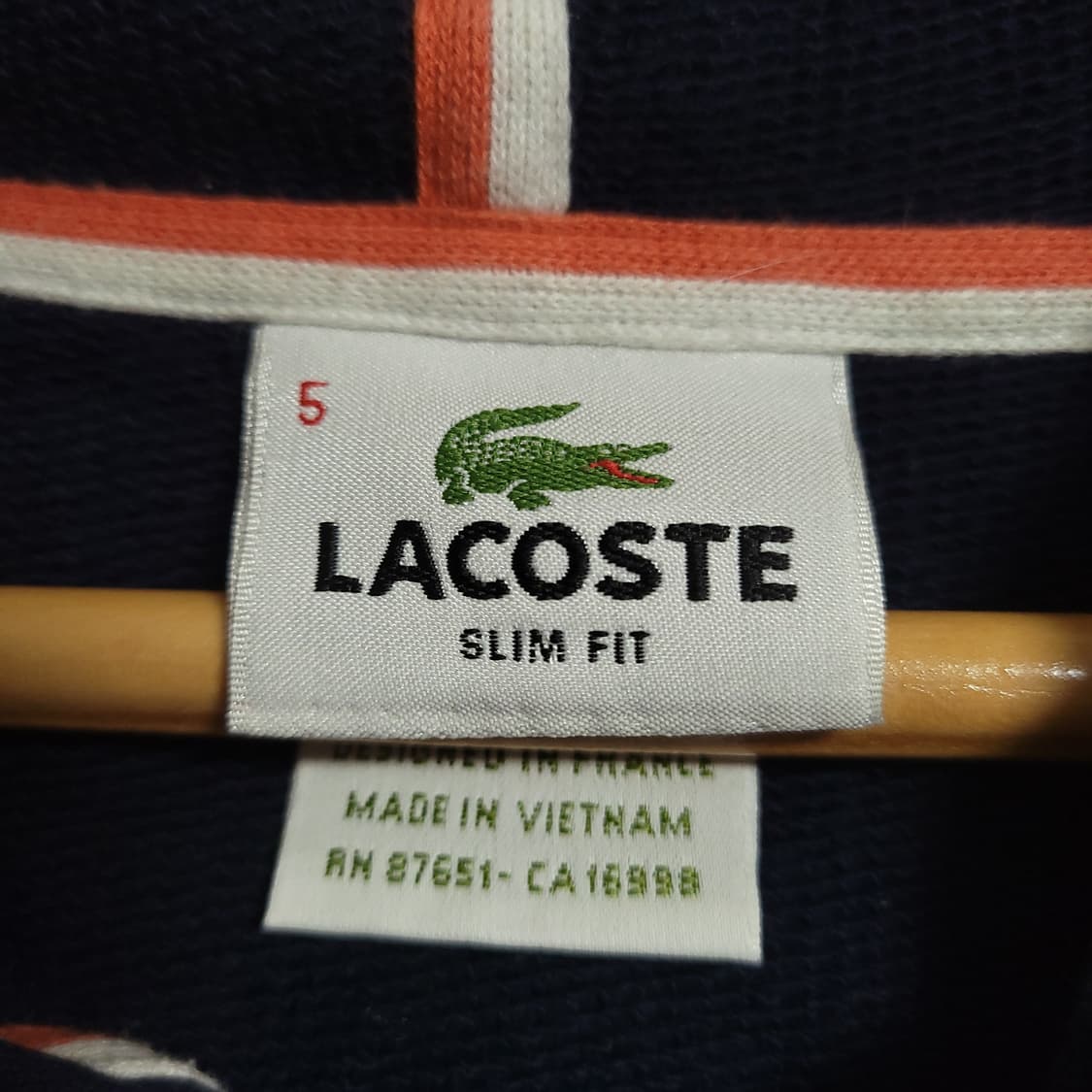 (5) LACOSTE 라코스테 네이비 후드집업 상품이미지2