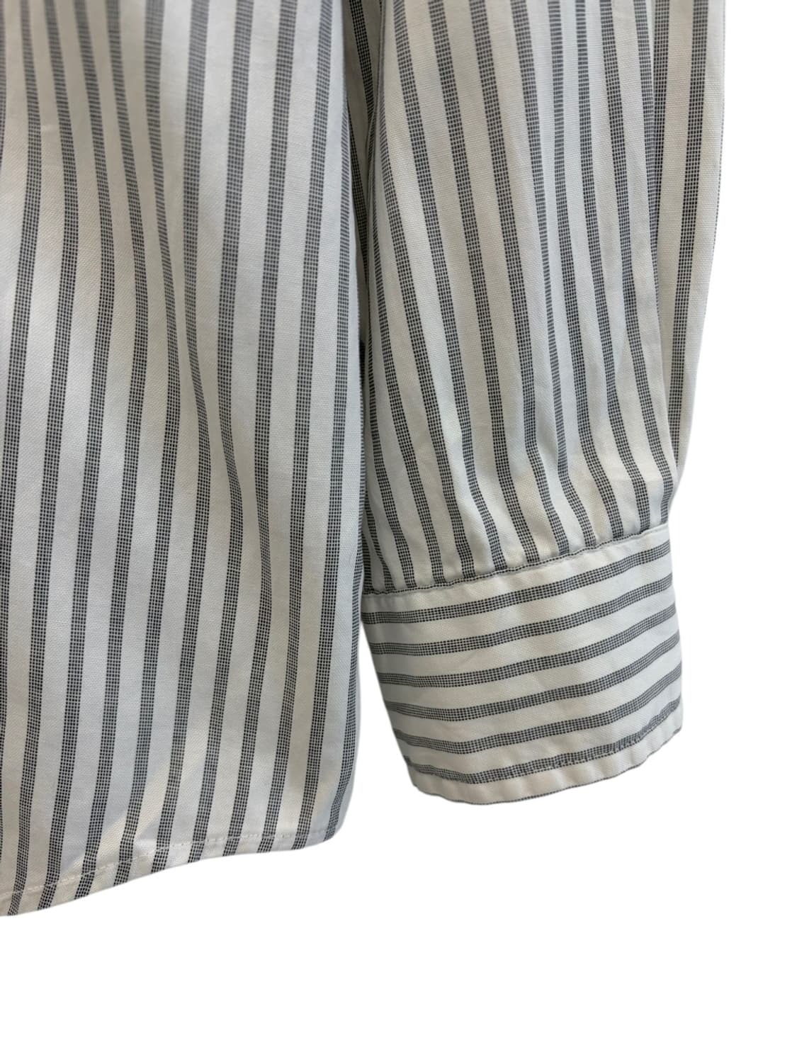 00s 폴로 스트라이프 셔츠 화이트&그레이 (국내95~100)  상품이미지4