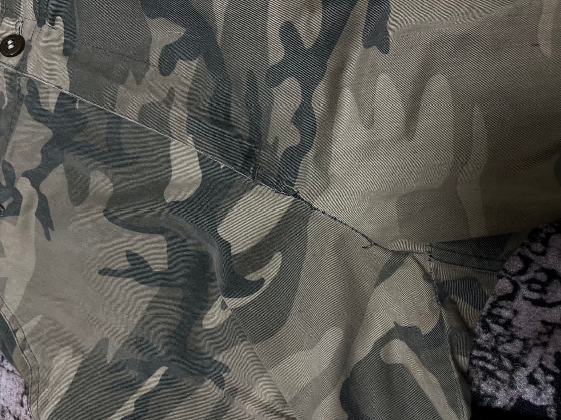 빅포켓 디테일 카모 카고팬츠 하프 상품이미지10