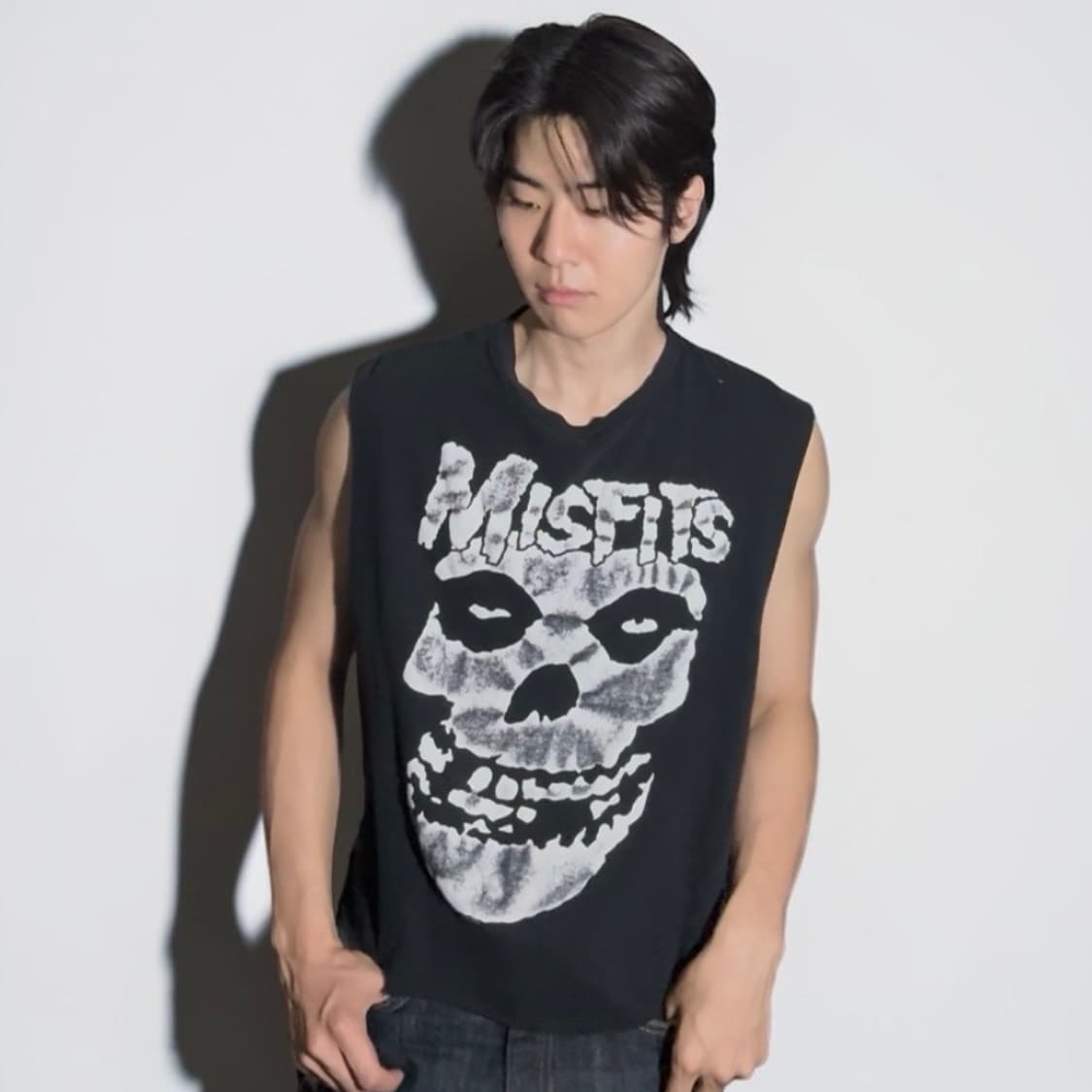 misfits 미스핏츠 빈티지 밴드티 슬리브리스 나시 L 상품이미지1