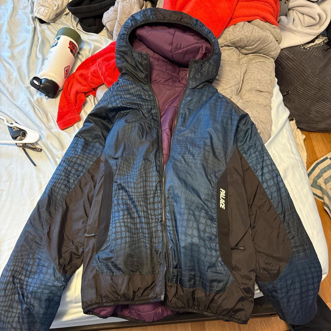 팔라스 리버서블 슈페리 자켓 퍼플 상품이미지4