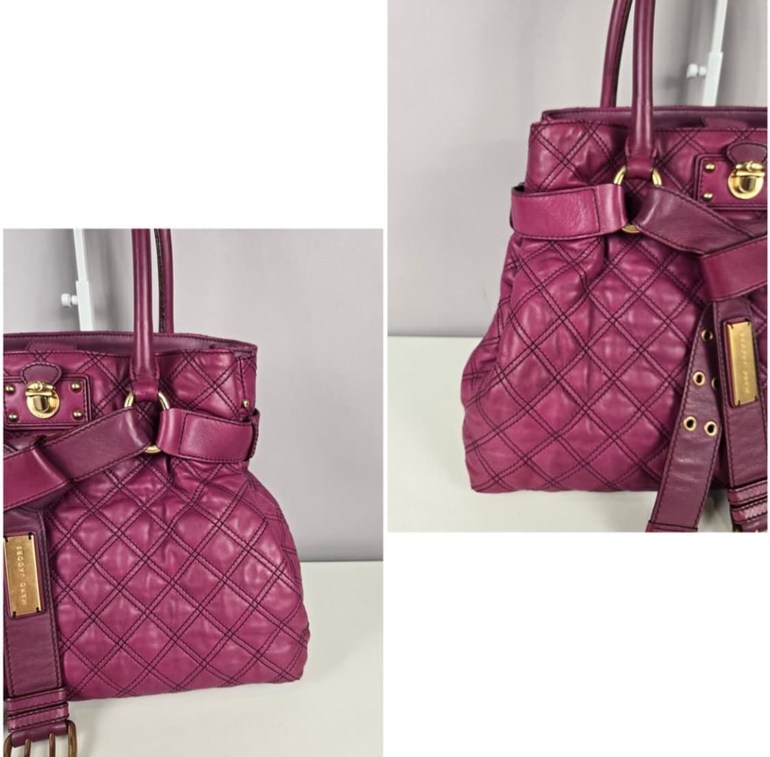 마크제이콥스 브루나 퀼팅 레더 램스킨 숄더백 가방 정품 Bruna bag 상품이미지5