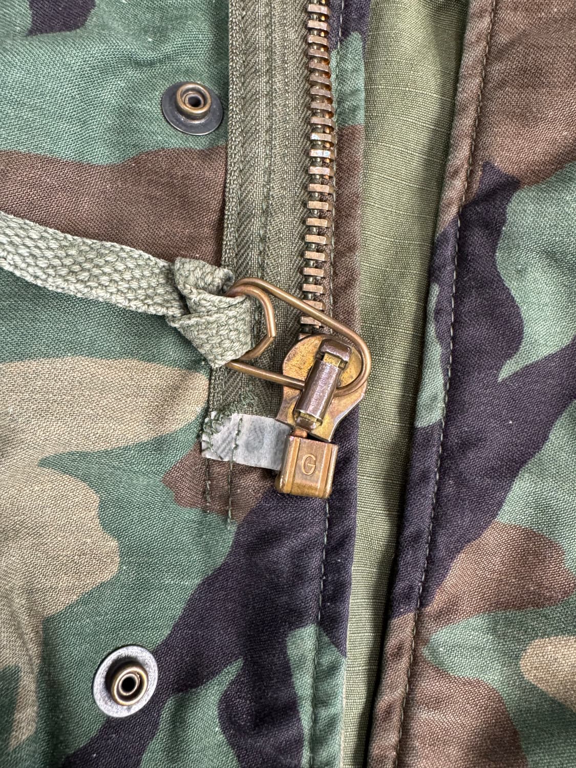 (103)M65 필드자켓 미군 우드랜드 카모 야상 스몰 레귤러 상품이미지4