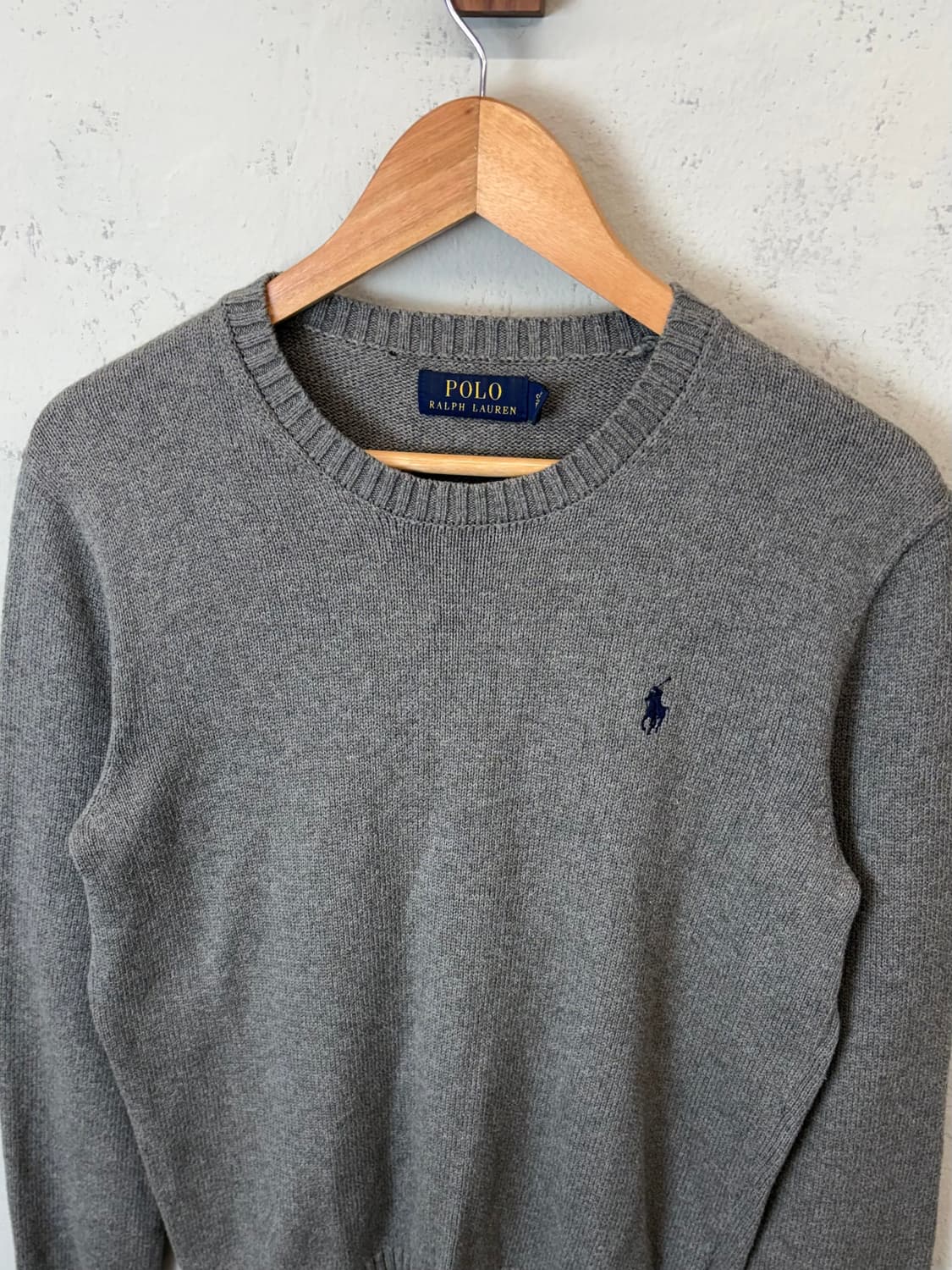 폴로랄프로렌 코튼 니트 그레이 상품이미지4