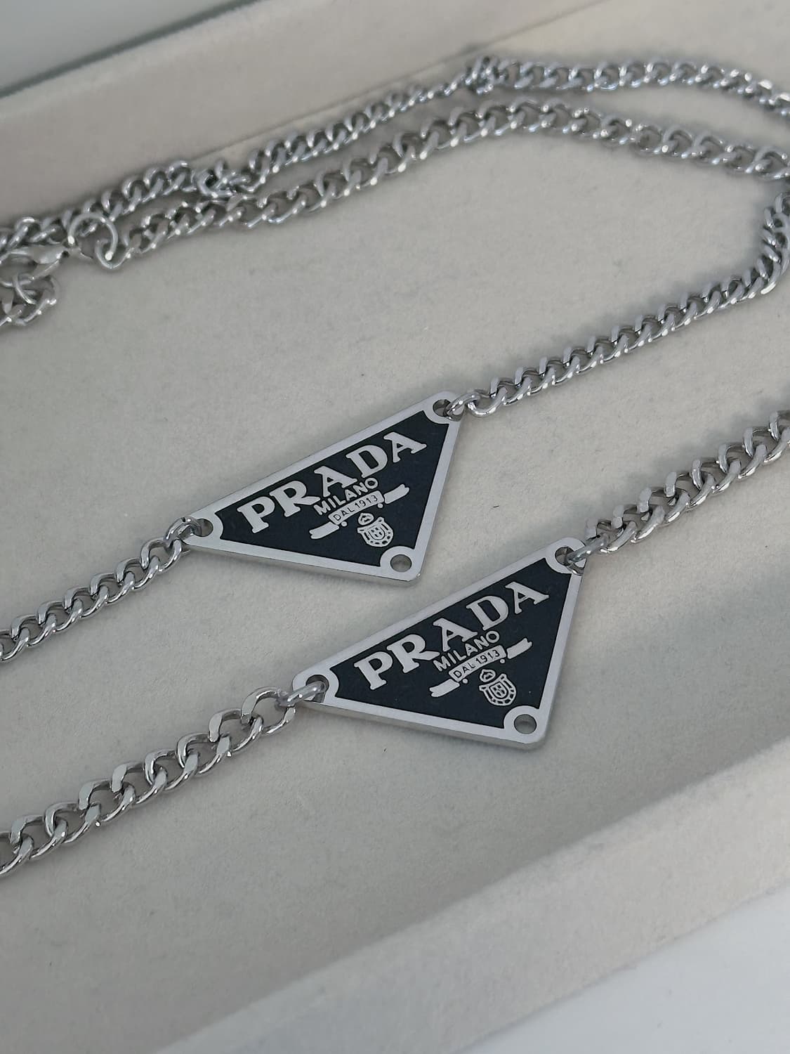 프라다 볼드체인 목걸이(원가이하 단일재고,재입고X) 상품이미지7