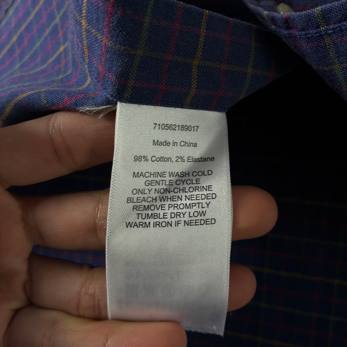 Polo 폴로 랄프로렌 네이비 체크 셔츠 상품이미지5