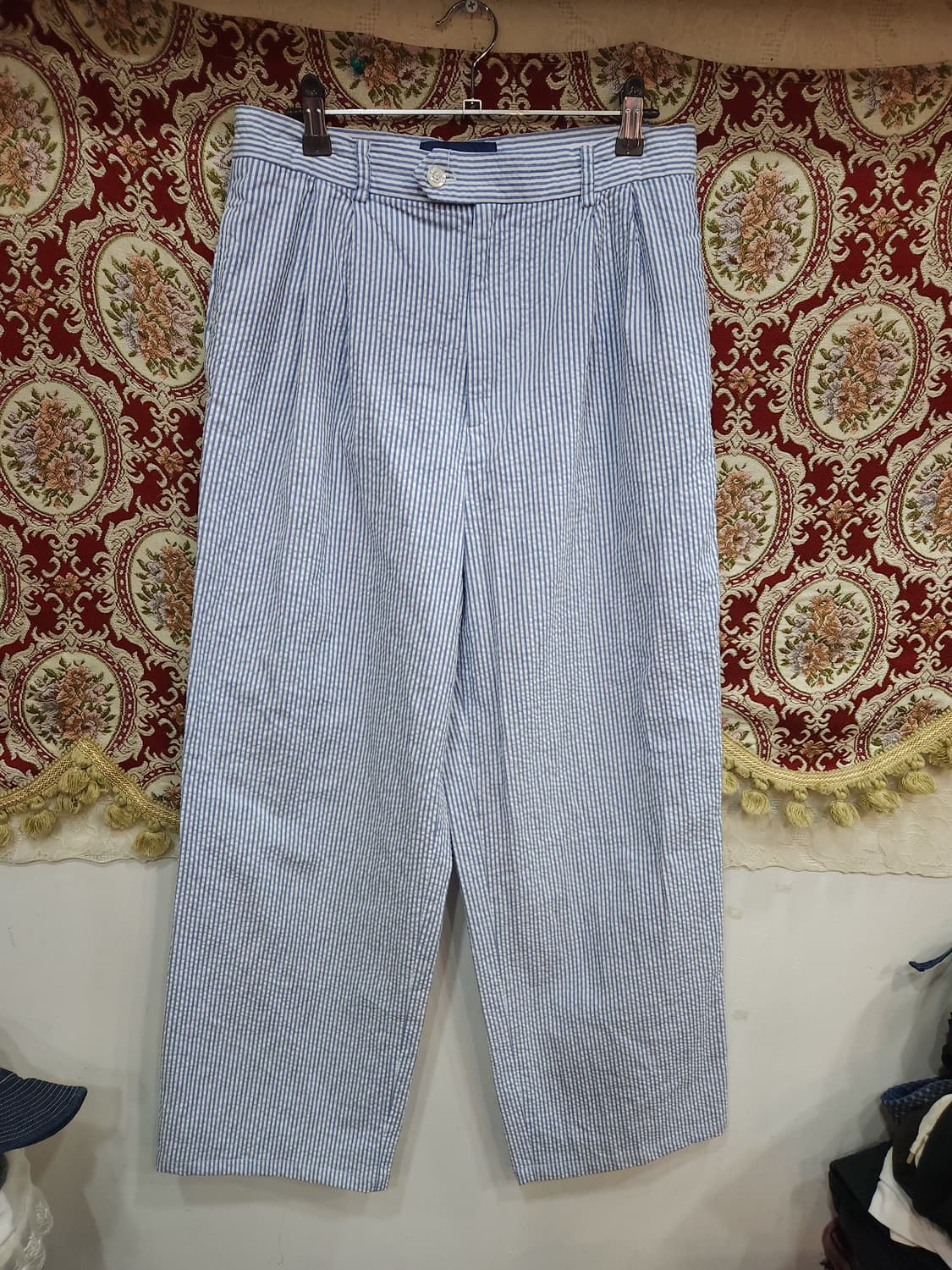 폴로 랄프로렌 시어서커 스트라이프 와이드 팬츠

 상품이미지1