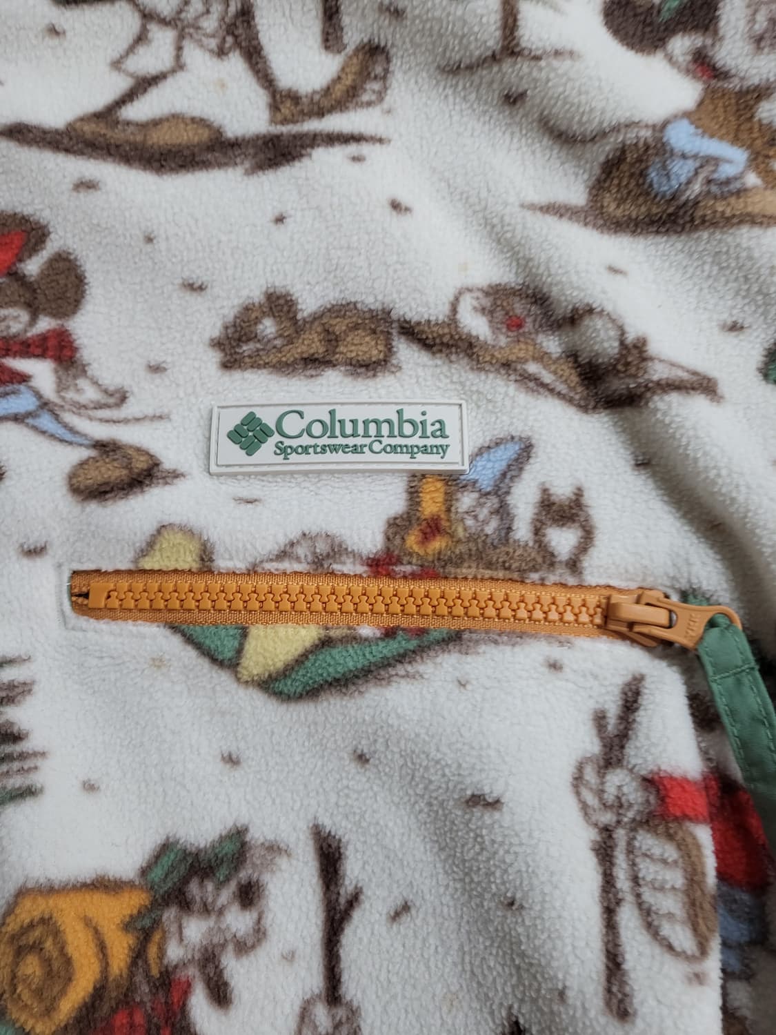 콜롬비아 디즈니 미키 후리스 L 사이즈 판매해요 상품이미지3