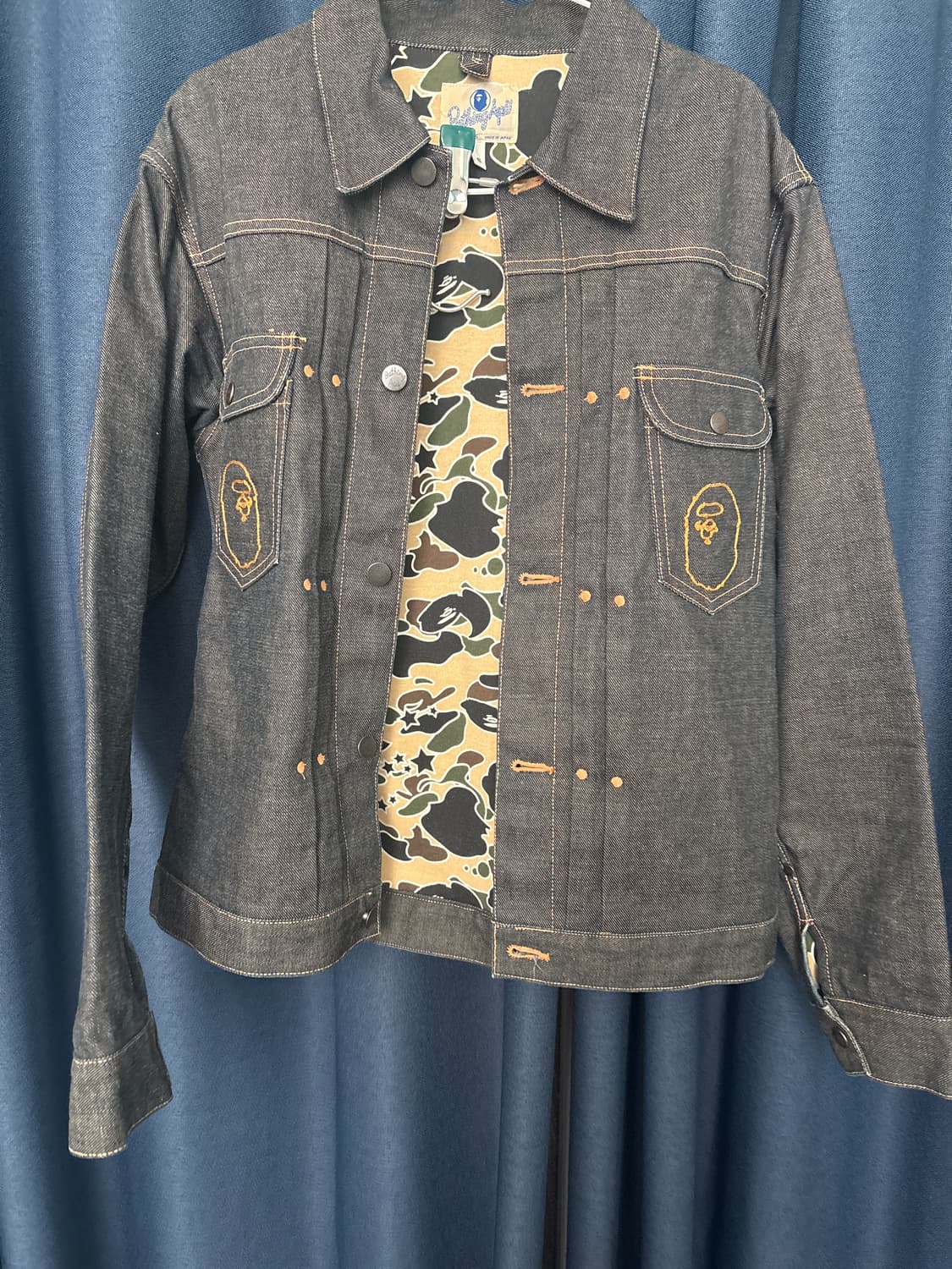 베이프 데님자켓 상품이미지1