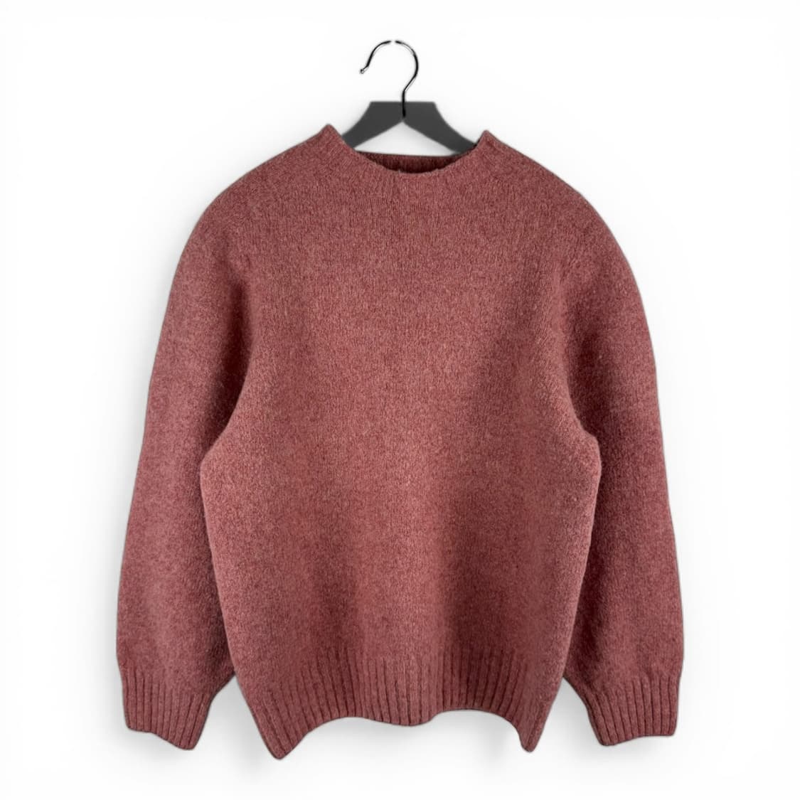  (무료배송)1) 아웃스탠딩 홀가먼트 울 니트 핑크 상품이미지1