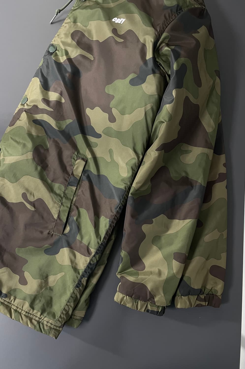 [M] OBEY 오베이 카모플라쥬 후드 자켓 상품이미지5