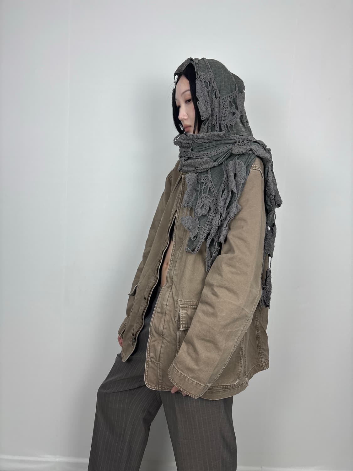GRUNGE DRAPE SCARF 상품이미지3