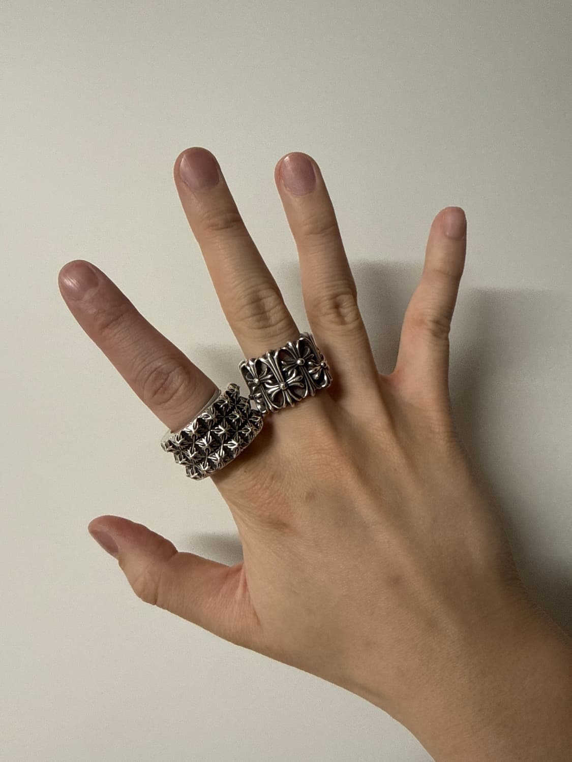 [US10/22호] 크롬하츠 피리미드 트리플피트 펑크링 상품이미지10