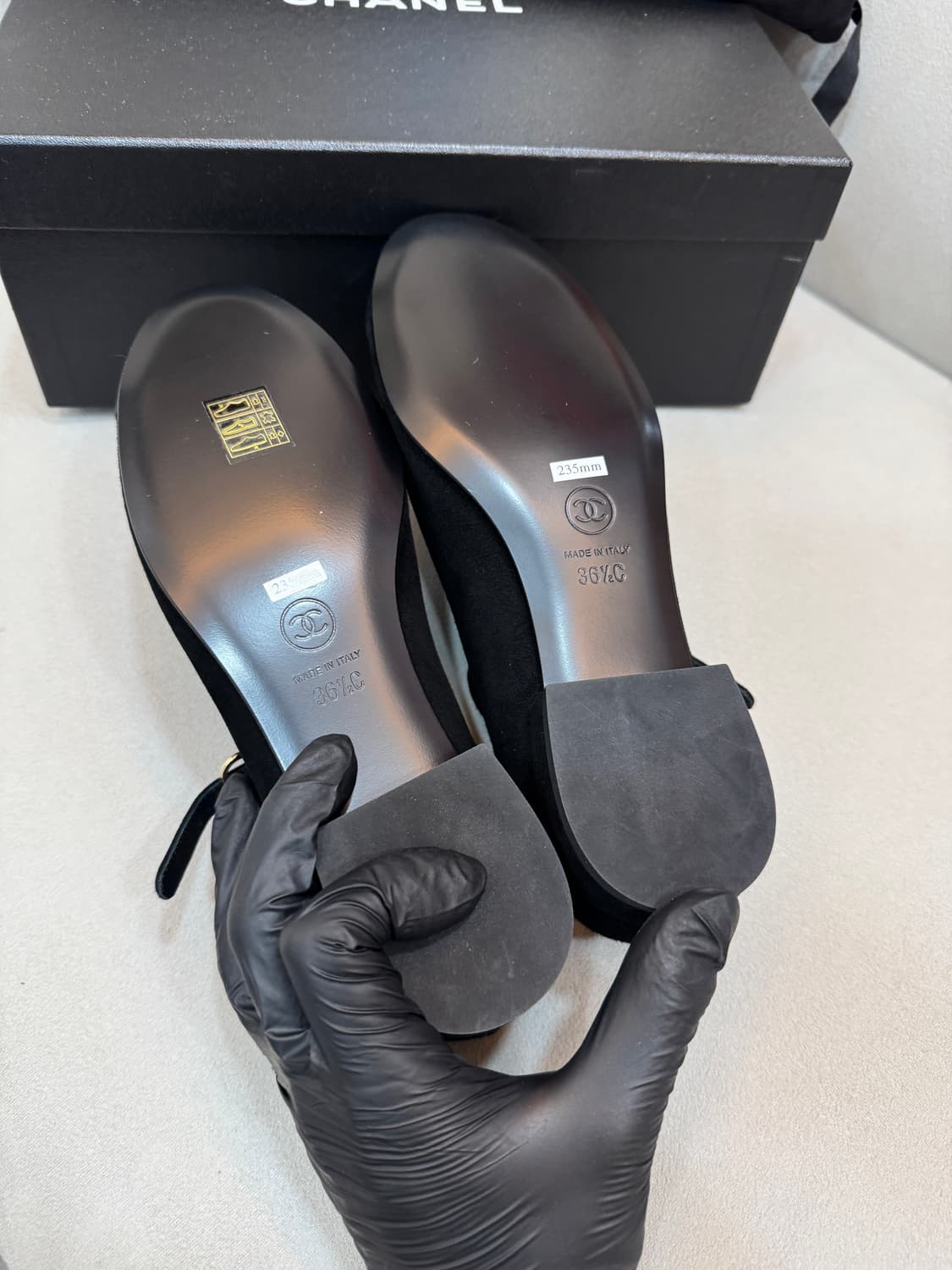 새상품 샤넬 메리제인 플랫슈즈 구두 36.5사이즈  상품이미지2