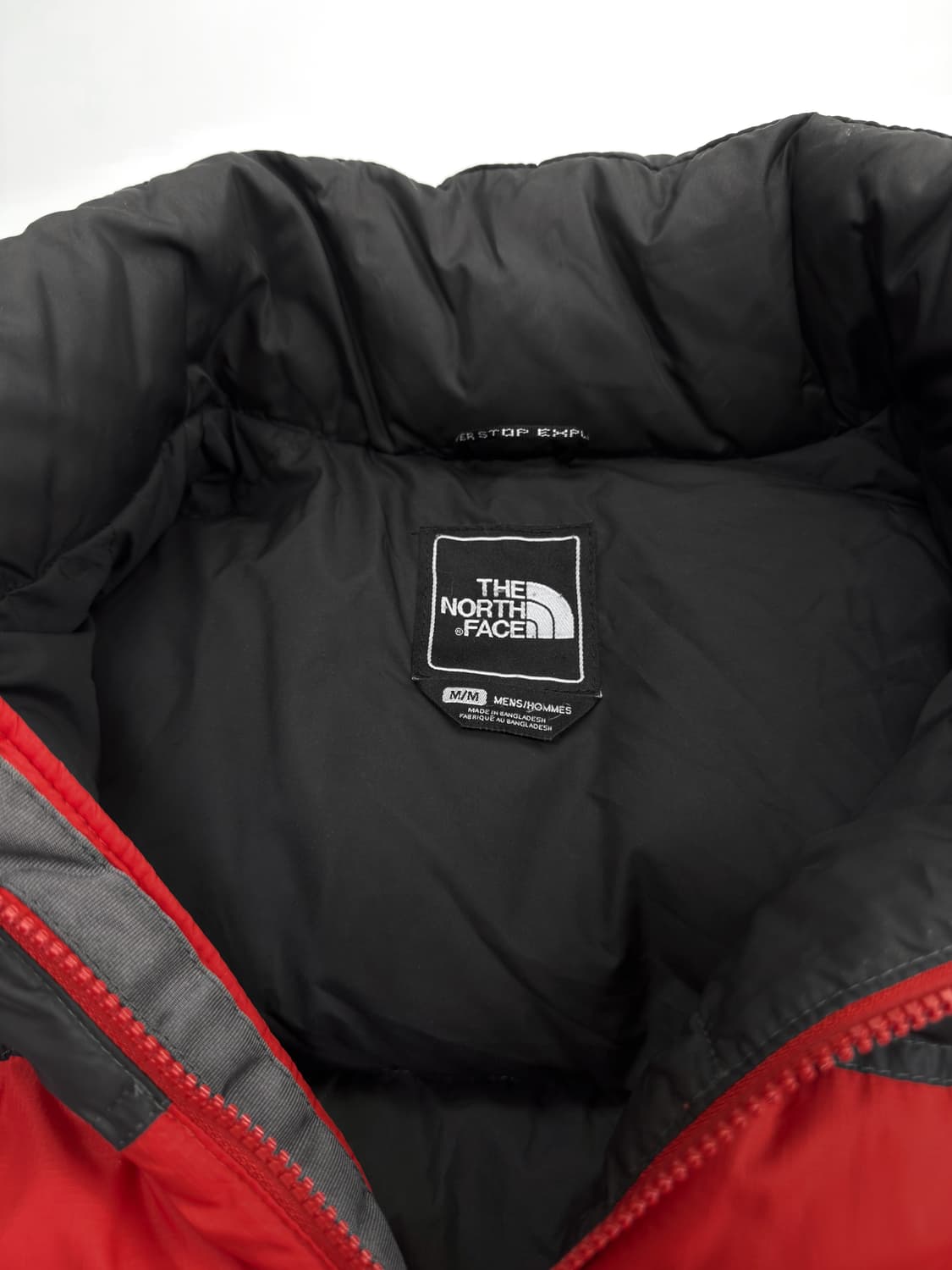 노스페이스 해외판 700 눕시 패딩 구스다운 오렌지레드 상품이미지4