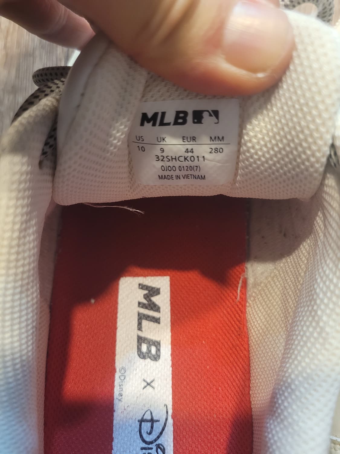 MLB 디즈니 빅볼청키 미키마우스 운동화 280mm 상품이미지5