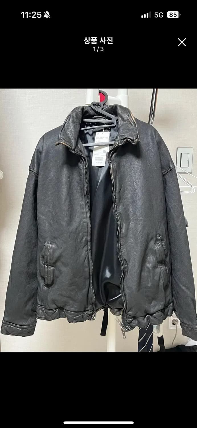 빔즈 25fw레더가죽자켓xl 상품이미지1